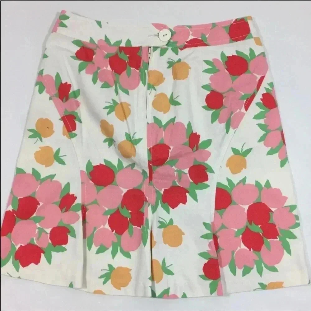 Anthropologie Elevenses A Line Floral Skirt - Picture 4 of 5
